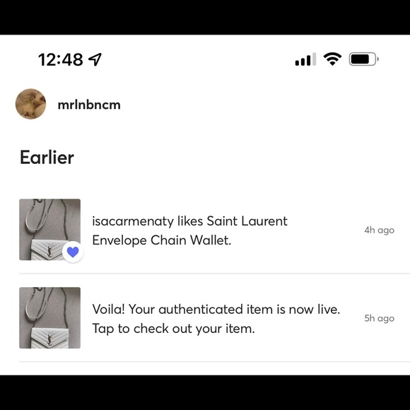 Saint Laurent Envelope Wallet bag - Picture 13 of 15